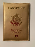 Metallic Gold Glam Passport Cover