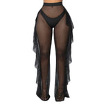 Swimsuit Cover Up Pants (Black)