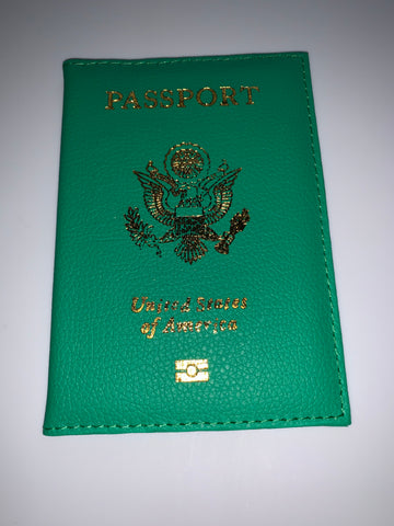 Green Passport Cover