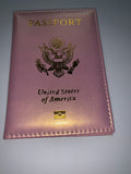 Metallic Pink Passport Cover