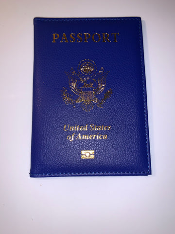 Royal Blue Passport Cover